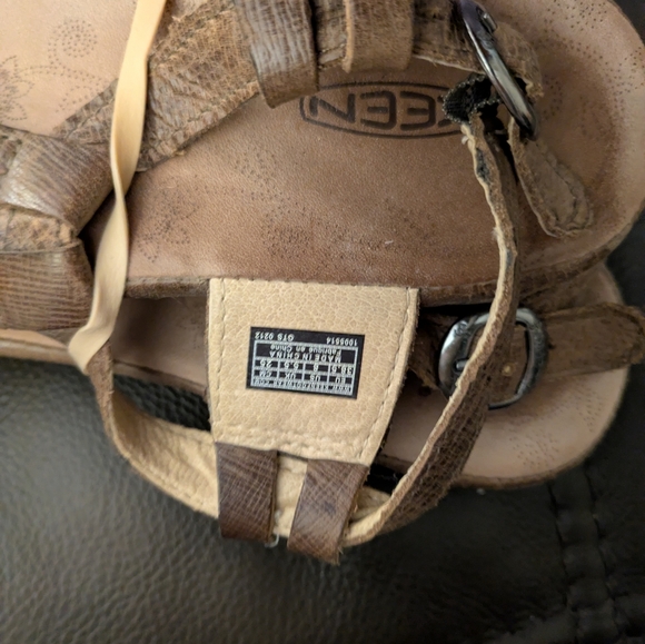 KEEN Tan Leather Sandals - Picture 1 of 7